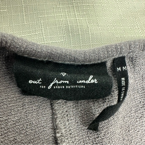 OUT FROM UNDER Urban Outfitters size Medium Joey Gray Wide Leg Jumpsuit - Picture 12 of 14